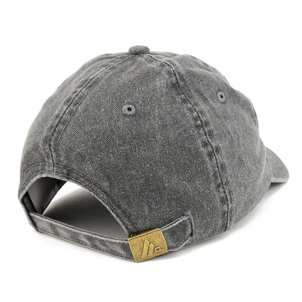 Trendy Embroidered Washed Pigment Dyed Baseball Cap - Vintage Grandma Style Since 2019 | Perfect for Casual Outfits, Streetwear & Retro Fashion