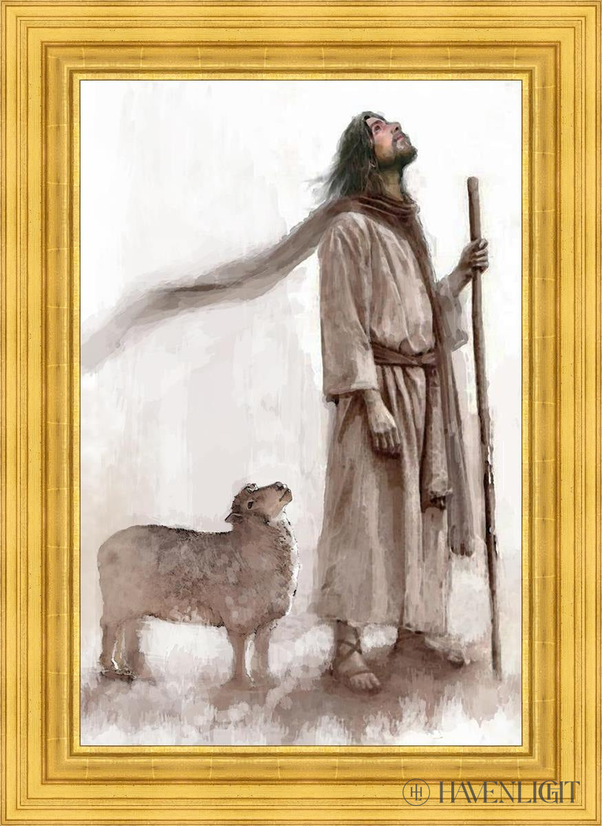 Look To Him By Yongsung Kim - Inspirational Christian Wall Art for Home & Office Decor - Perfect for Living Room, Bedroom, Church Gift