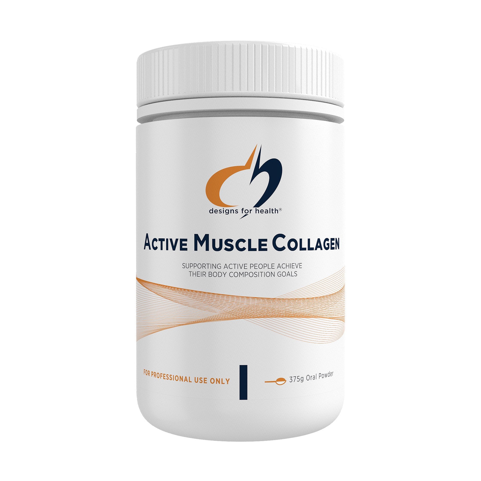Designs for Health Active Muscle Collagen Powder - Hydrolyzed Collagen Peptides Supplement for Joint & Skin Support - Perfect for Post-Workout Recovery & Anti-Aging Skincare Routine