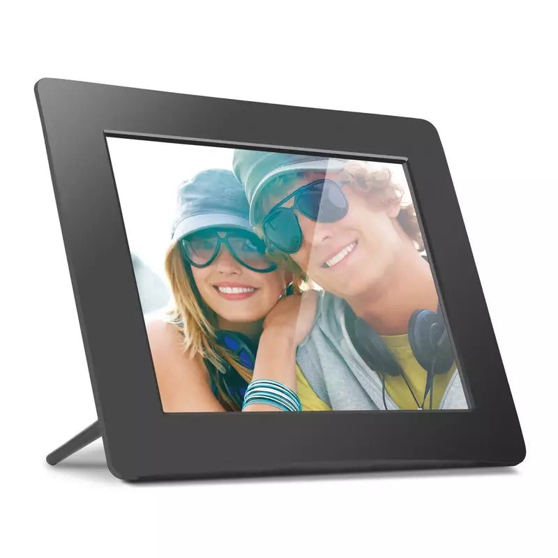 Aluratek 8 Inch Digital Picture Frame with Auto Slideshow - HD Display, WiFi & Cloud Storage - Perfect for Home Decor, Office Display & Gift Giving