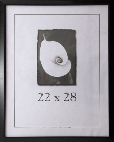 Budget Saver Series 22x28 Polystyrene Poster Frames (Black) - Lightweight & Durable Picture Frames for Home, Office & Classroom Decor - Perfect for Artwork, Photos & Posters Display