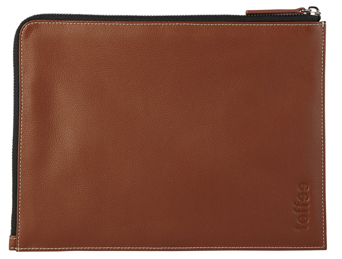 Genuine Leather iPad Air 1/2 Case - Premium Brown Leather Sleeve with Corner Protection | Compatible with iPad Air 1st & 2nd Generation | Perfect for Work, Travel & Daily Use