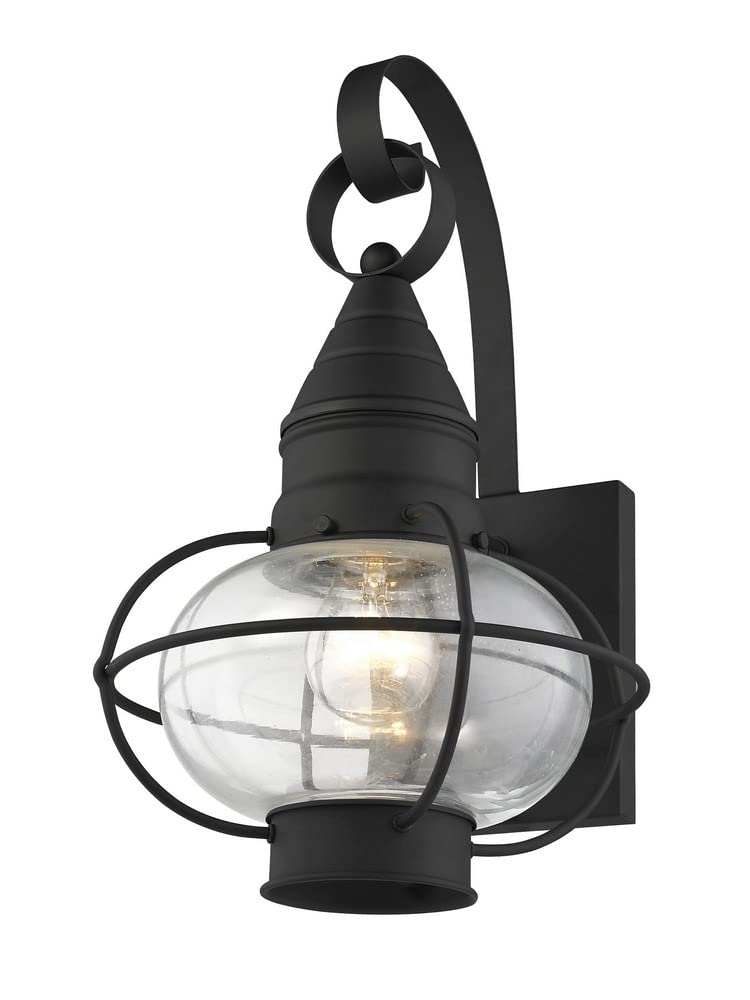 Livex Lighting 26901-04 Black Outdoor Wall Lantern - 8.75