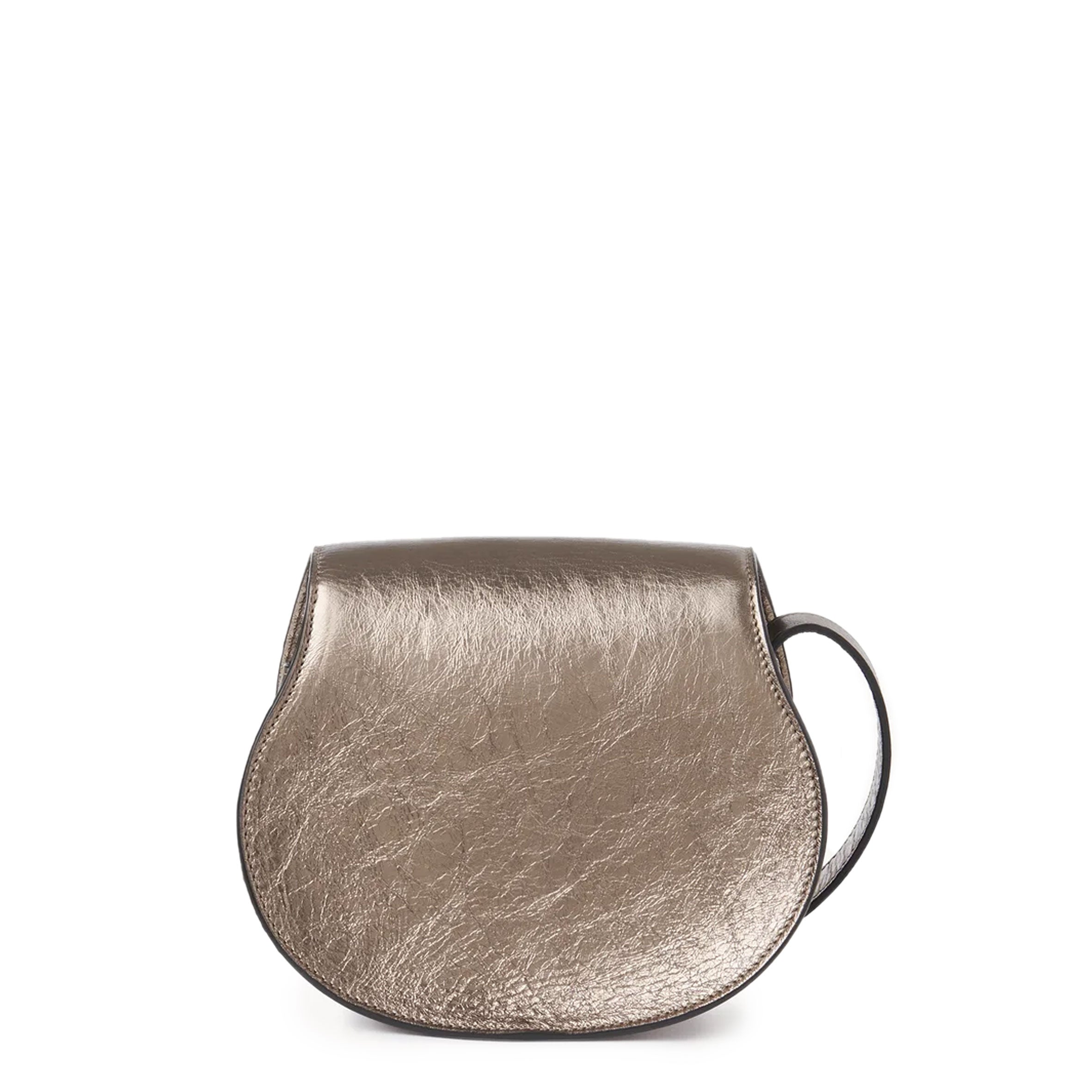 Marcie Mini Crossbody Bag in Metallic Grey - Stylish & Compact Purse for Women, Perfect for Parties, Dates & Everyday Use