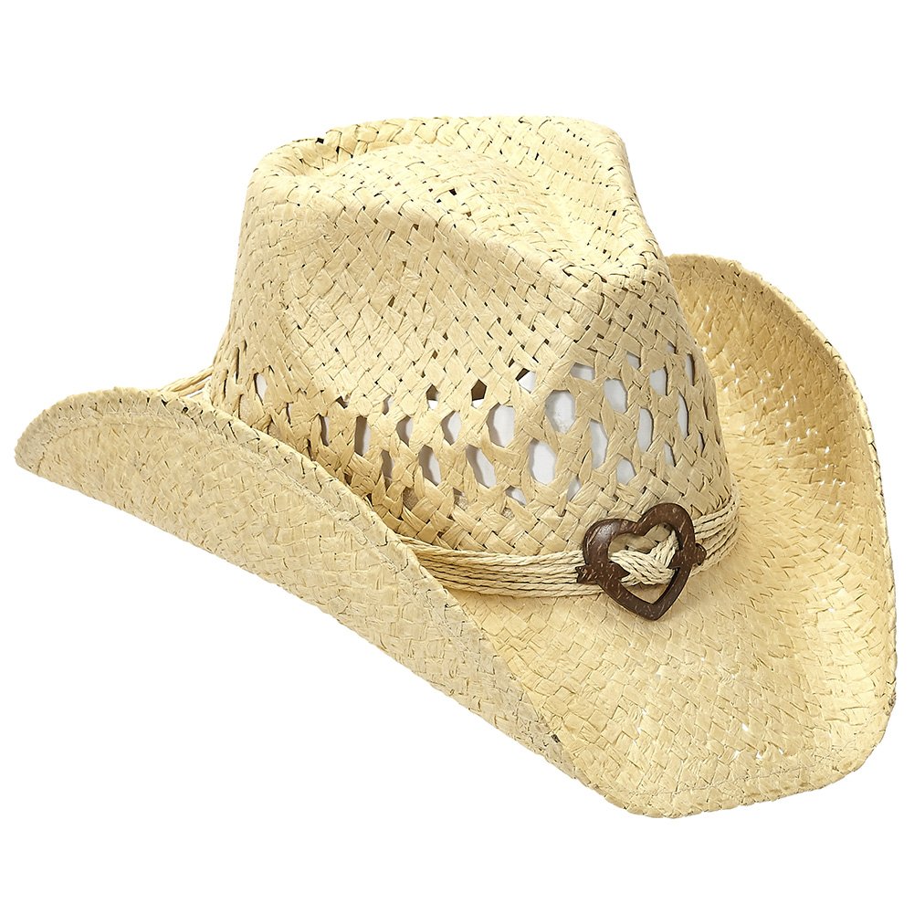 Shapeable Straw Cowboy Hat - Adjustable Classic Western Style for Men & Women - Perfect for Country Rodeo, Outdoor Festivals & Summer Beach Vacations
