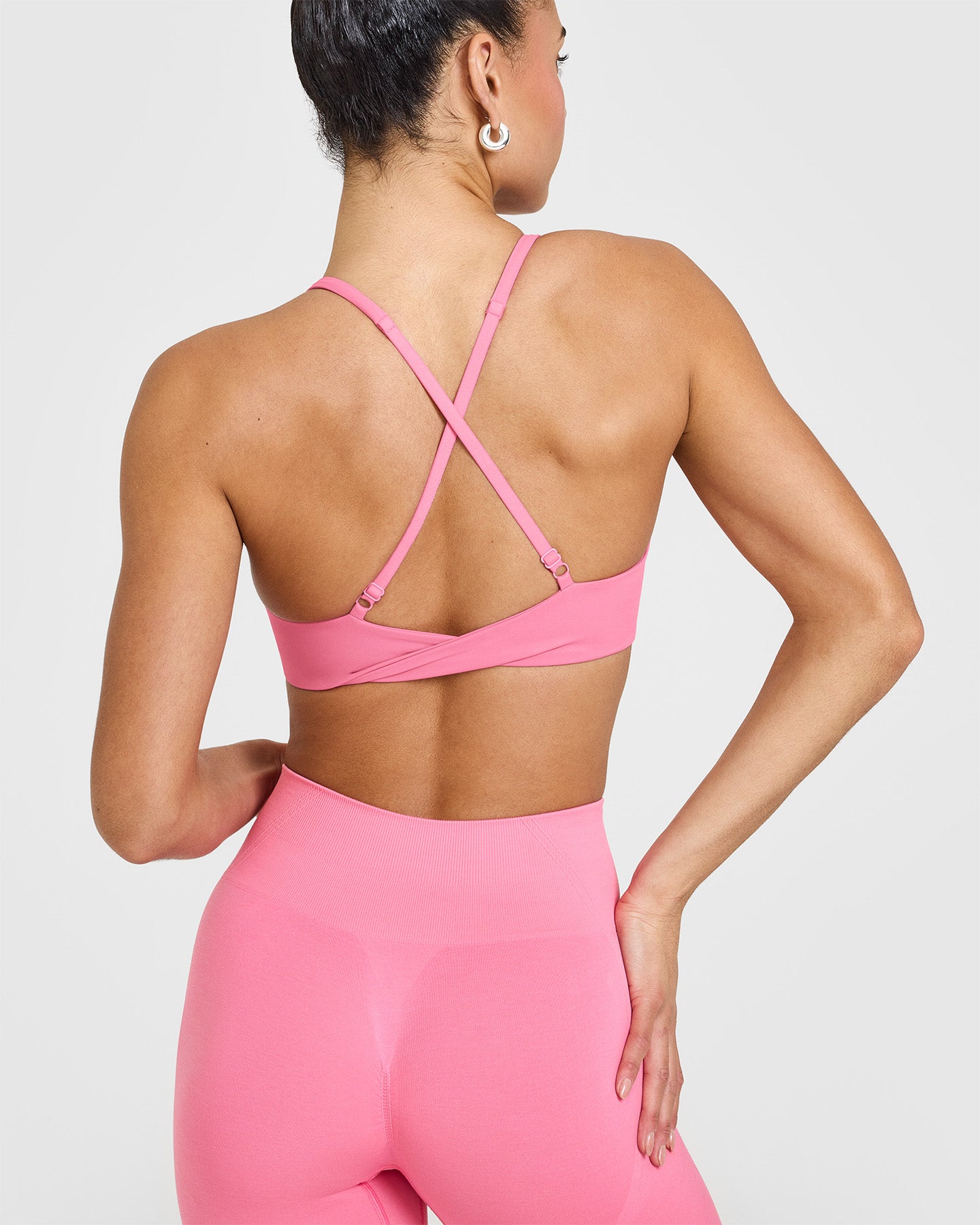 Unified Micro Bralette - Comfortable Wireless Bra in Peony Pink | Perfect for Yoga, Lounge & Everyday Wear