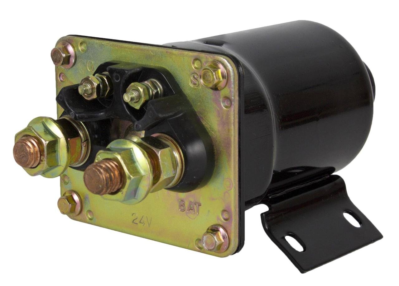 RAREELECTRICAL New 24V Starter Solenoid for Caterpillar Track Tractor D10N D11N D4D D4E D5 D5B D6C - Heavy Duty Replacement Part for Construction & Mining Equipment