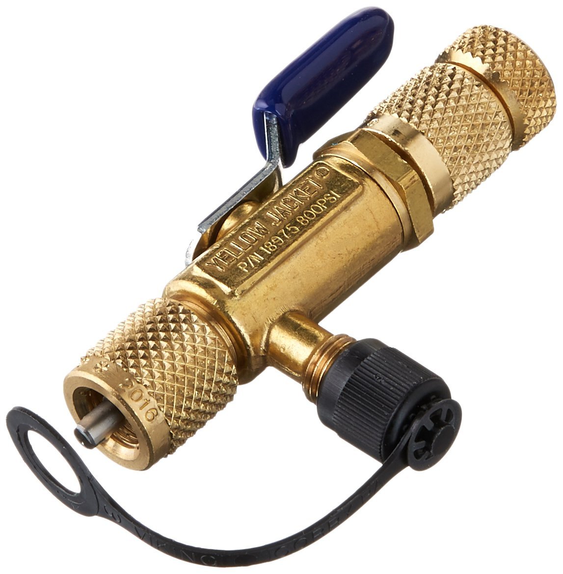 Yellow Jacket 18975 HVAC Refrigerant Charging Tool - Professional AC Recharge Kit for R22 R134a R410a - Perfect for Auto AC Repair & Home HVAC Maintenance
