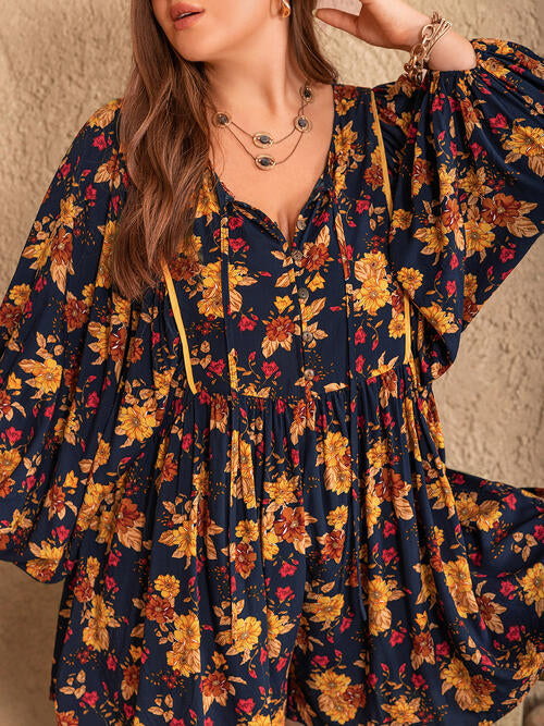 Plus Size Floral Boho Beachy Romper for Women - Stylish Summer Jumpsuit with Pockets | Perfect for Beach Vacations, Music Festivals & Casual Outings