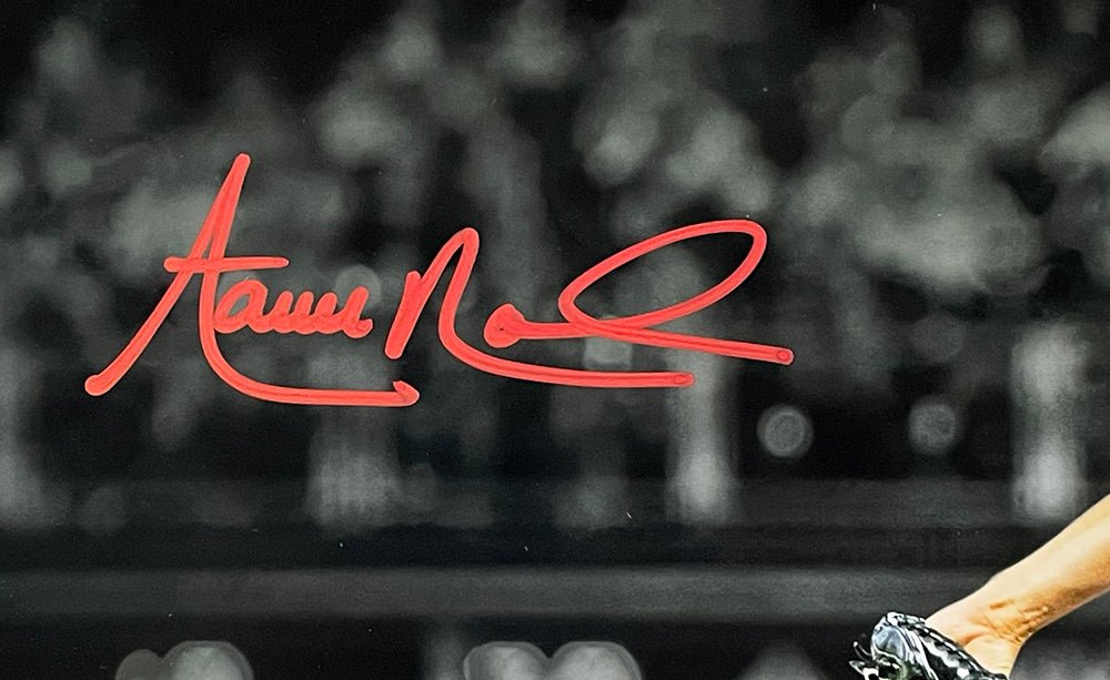 Aaron Nola Autographed Philadelphia Phillies 11x14 Spotlight Photo - Limited Edition Collectible for Baseball Fans - Perfect for Memorabilia Displays, Man Caves & Sports Themed Rooms
