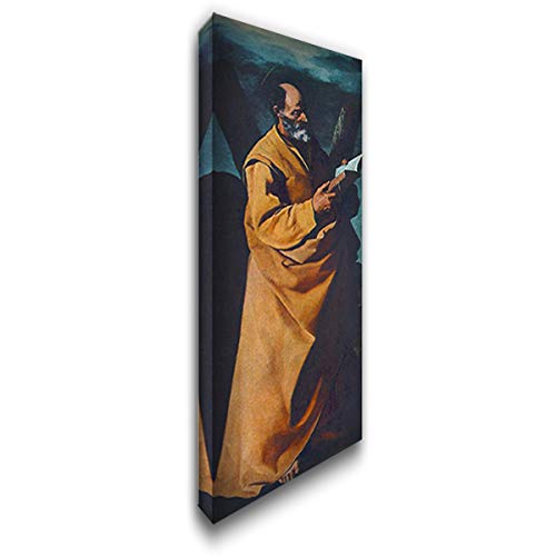 St. Andrew Apostle 14x24 Gallery Wrapped Canvas Art by Francisco de Zurbaran - Religious Home Decor & Church Wall Art
