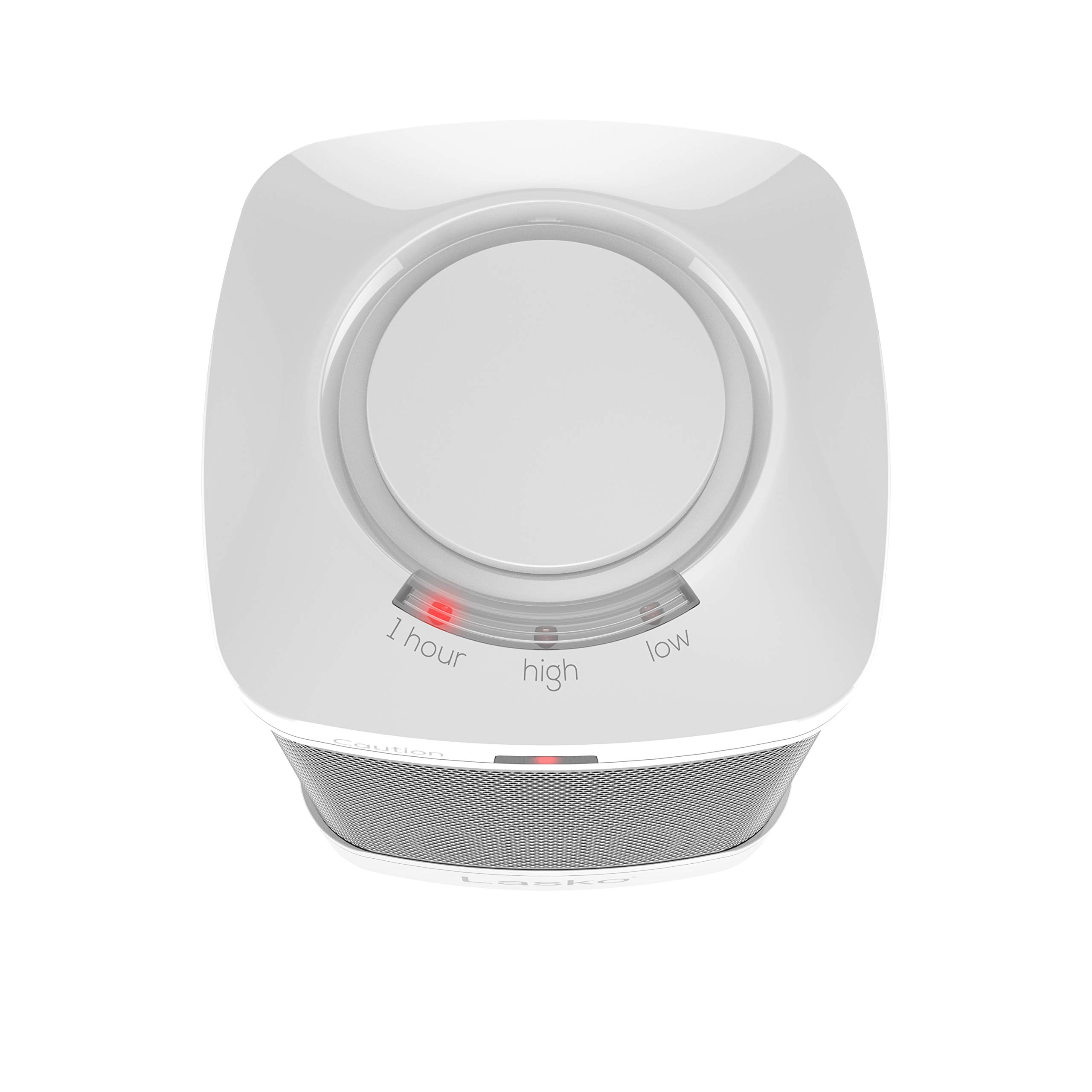 Lasko CD08200 Compact Ceramic Space Heater - Portable Electric Heater for Bathroom, Bedroom & Office - 1500W Fast Heating, Quiet Operation, Overheat Protection - White (6.25