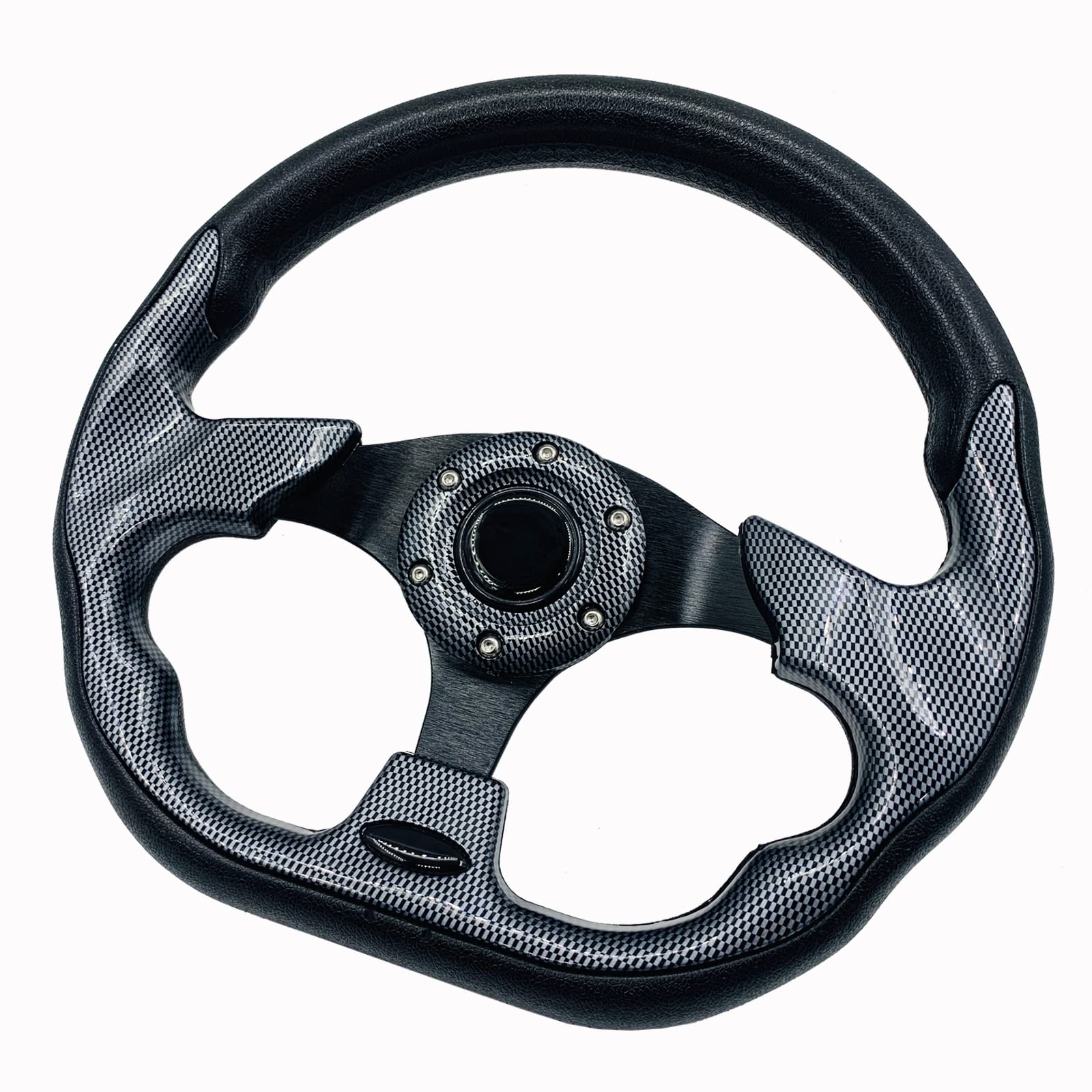 Universal Golf Cart Steering Wheel for EZGO RXV, TXT, Club Car DS & Precedent - Premium Replacement for EZGO, Yamaha Golf Carts - Perfect for Golf Courses, Resorts, and Private Communities