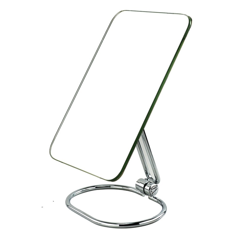 Portable Folding Vanity Mirror with HD Glass - Perfect for Dorm Rooms, Home Makeup & Travel | Compact Desktop Makeup Mirror for Students & Professionals