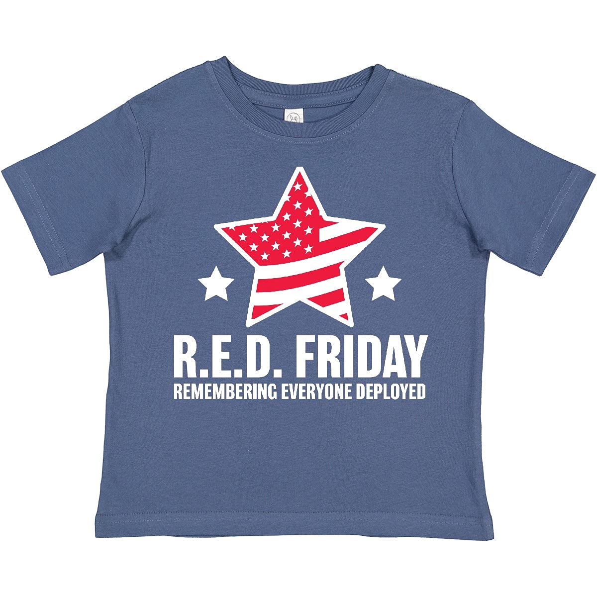 Inktastic Red Friday Remember Everyone Deployed Toddler T-Shirt - Patriotic Kids Apparel for Military Support & Casual Wear