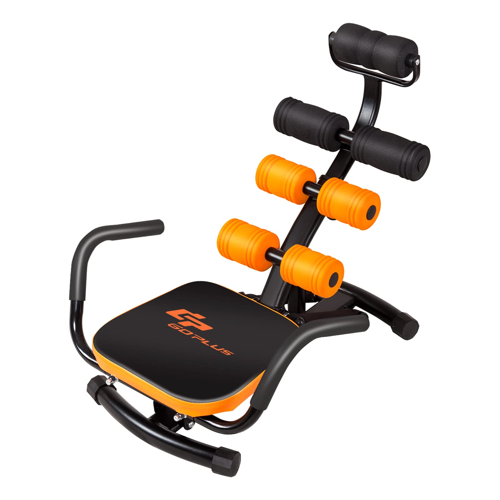 Goplus Adjustable Ab Rocket Twister Trainer - Core & Abdominal Exercise Machine for Home Gym, Workout Equipment with Incline Feature - Perfect for Toning Abs, Strengthening Core & Full-Body Fitness Training