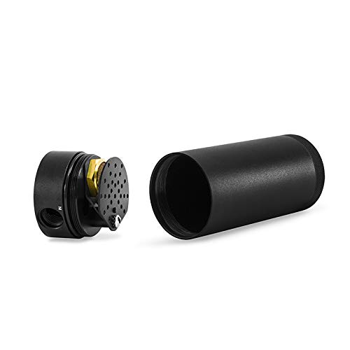 Mishimoto MMBCC-CBTHR-XLBK XL Compact Baffled Oil Catch Can - 3-Port Performance Upgrade for Turbocharged & High-Performance Engines - Reduce Blowby & Protect Your Engine - Perfect for Racing, Off-Road & Modified Vehicles