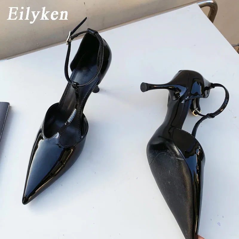 Eilyken Women's Fashion Pointed Toe Pumps - Elegant Hollow Out Sandals for Spring & Autumn | Comfortable Ladies Dress Shoes for Office, Party & Wedding Occasions