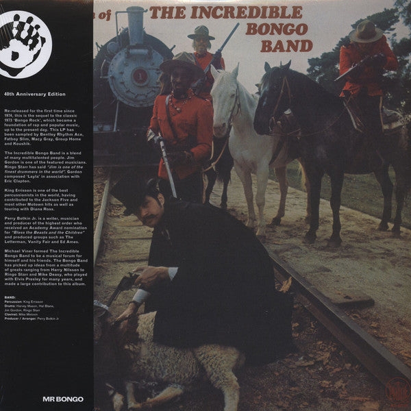 The Incredible Bongo Band - The Return Of The Incredible Bongo Band LP Album (Limited 40th Anniversary Reissue, Mint Condition) - Perfect for Vinyl Collectors & Music Enthusiasts
