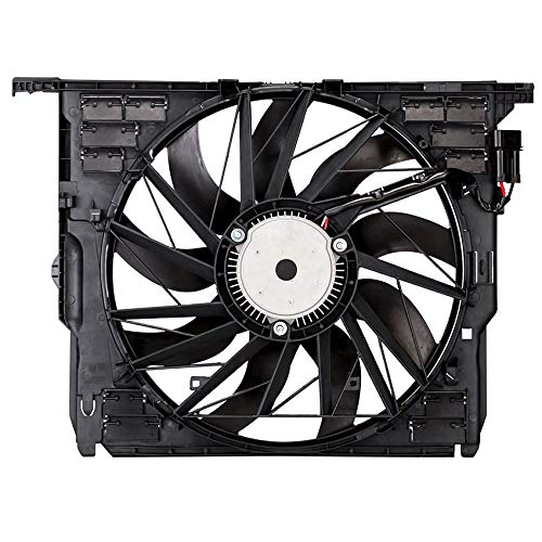 RAREELECTRICAL New Cooling Fan Replacement for BMW Active Hybrid 5 (2012-2016) - OEM Part #17427647652 & BM3115119 - Perfect for Engine Cooling & Overheating Prevention