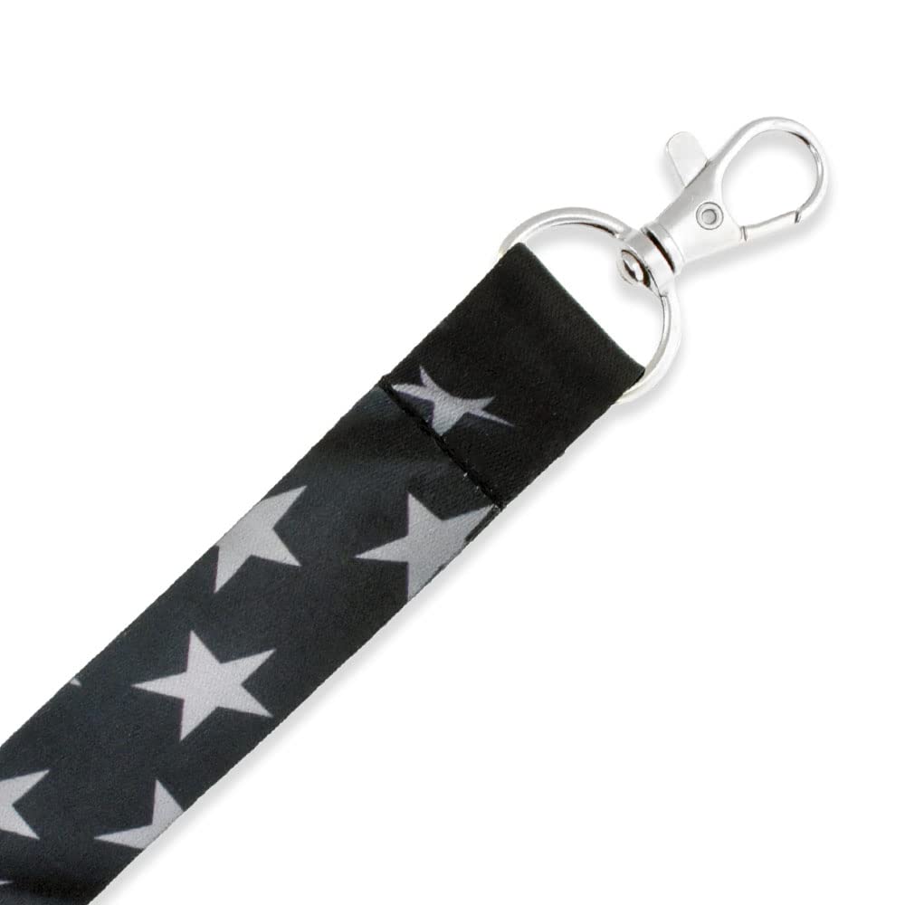 Thin Red Line Awareness Lanyard - Support Firefighters with This Durable ID Badge Holder for Work, School & Everyday Use