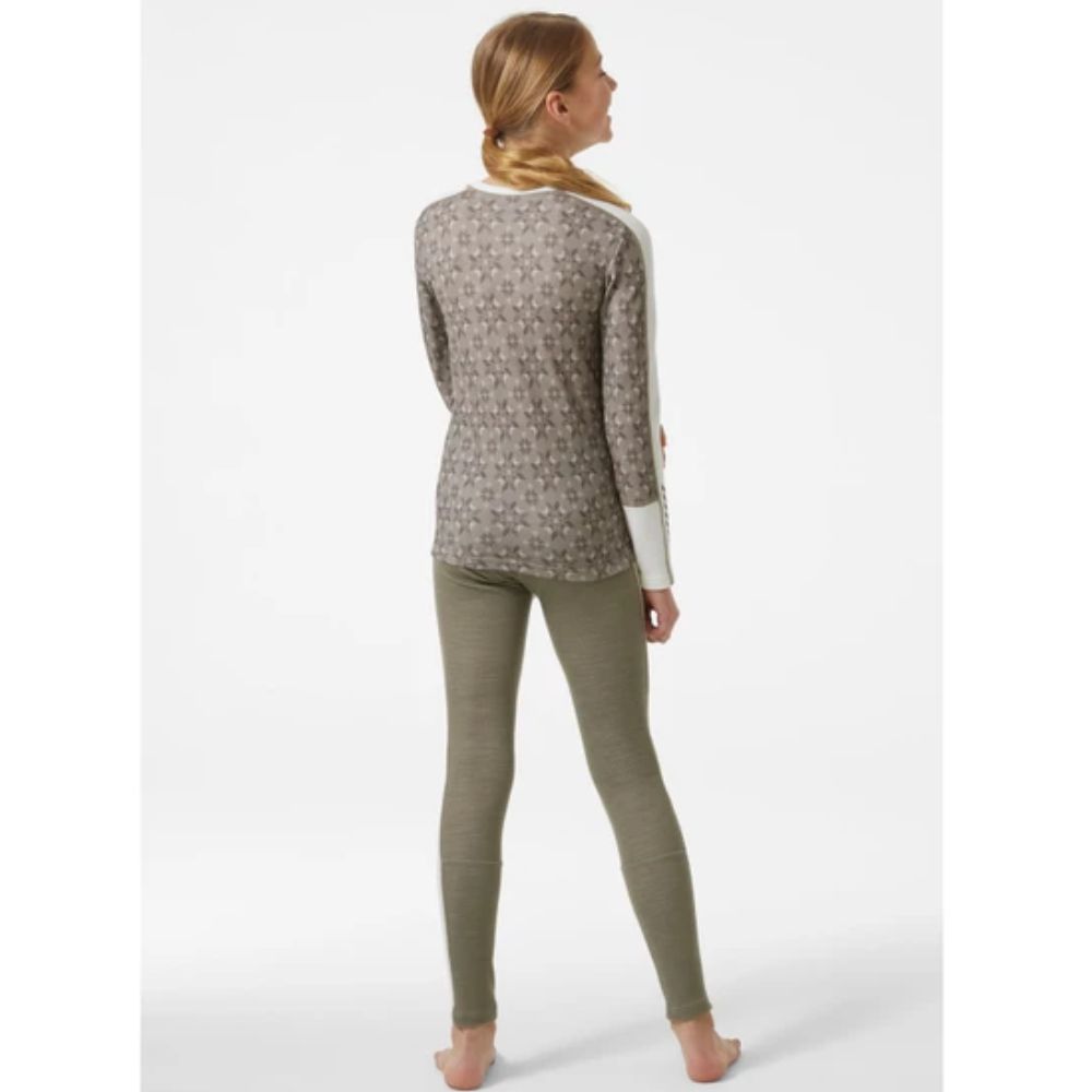 Helly Hansen Junior Lifa Merino Ski Thermals Midweight Set - Kids' Winter Base Layer for Skiing & Snowboarding - Warm & Moisture-Wicking Thermal Underwear for Cold Weather Activities