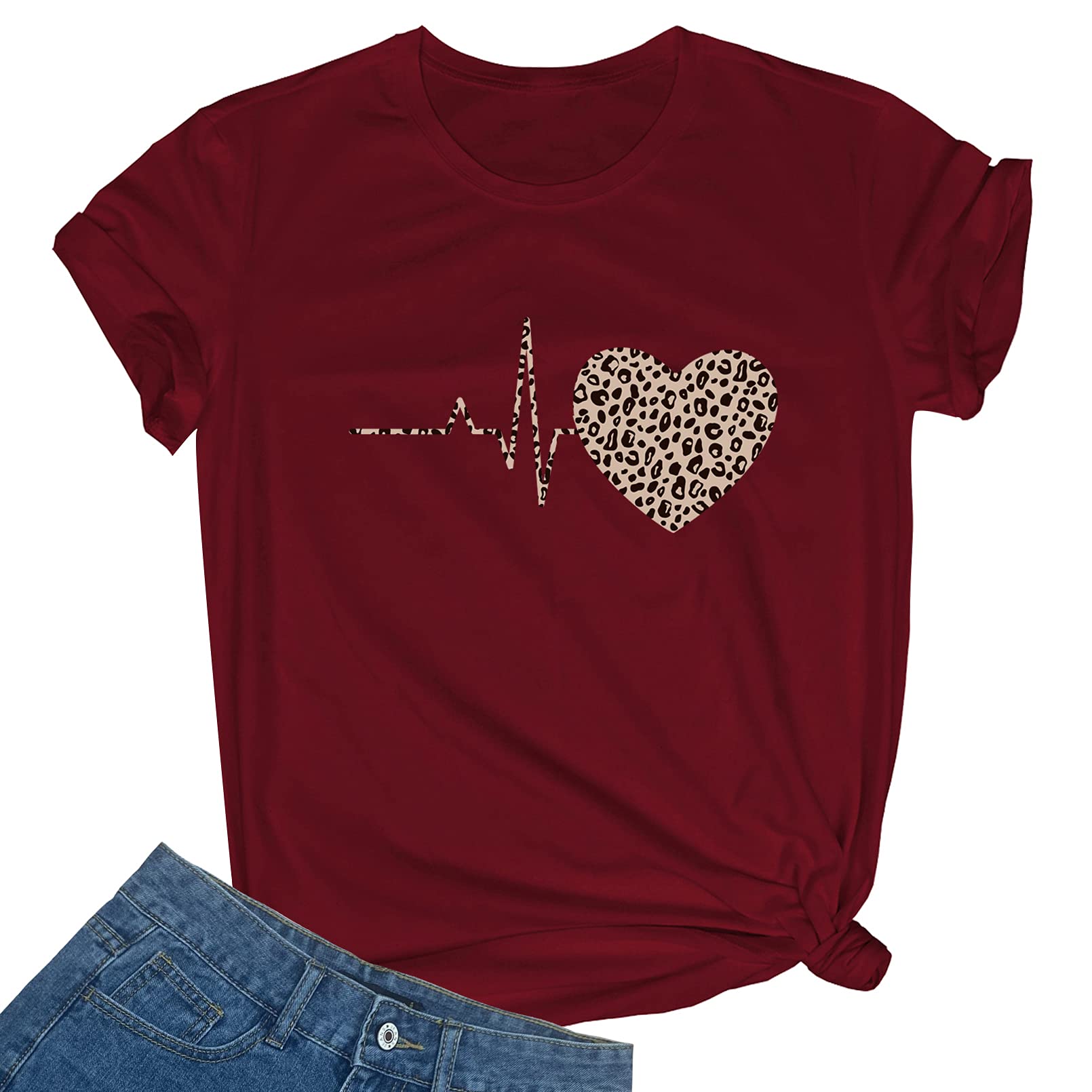 **BLACKMYTH Women's Graphic Cute Cotton T-Shirt - Casual Short Sleeve Tee for Everyday Wear, Street Style & Summer Outfits**