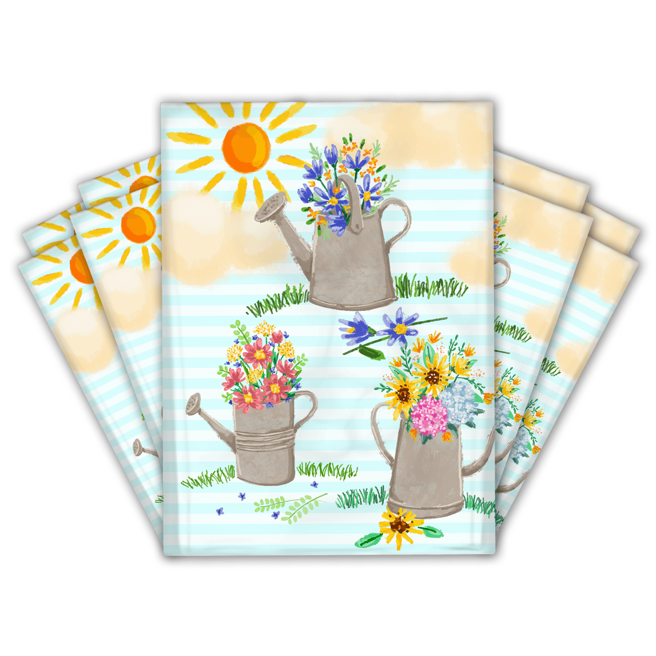 10x13 Watering Can Poly Mailers - Premium Printed Shipping Envelopes for Ecommerce, Small Business & Subscription Boxes - Waterproof Mailing Bags for Plants, Gardening Supplies & Home Decor Shipments