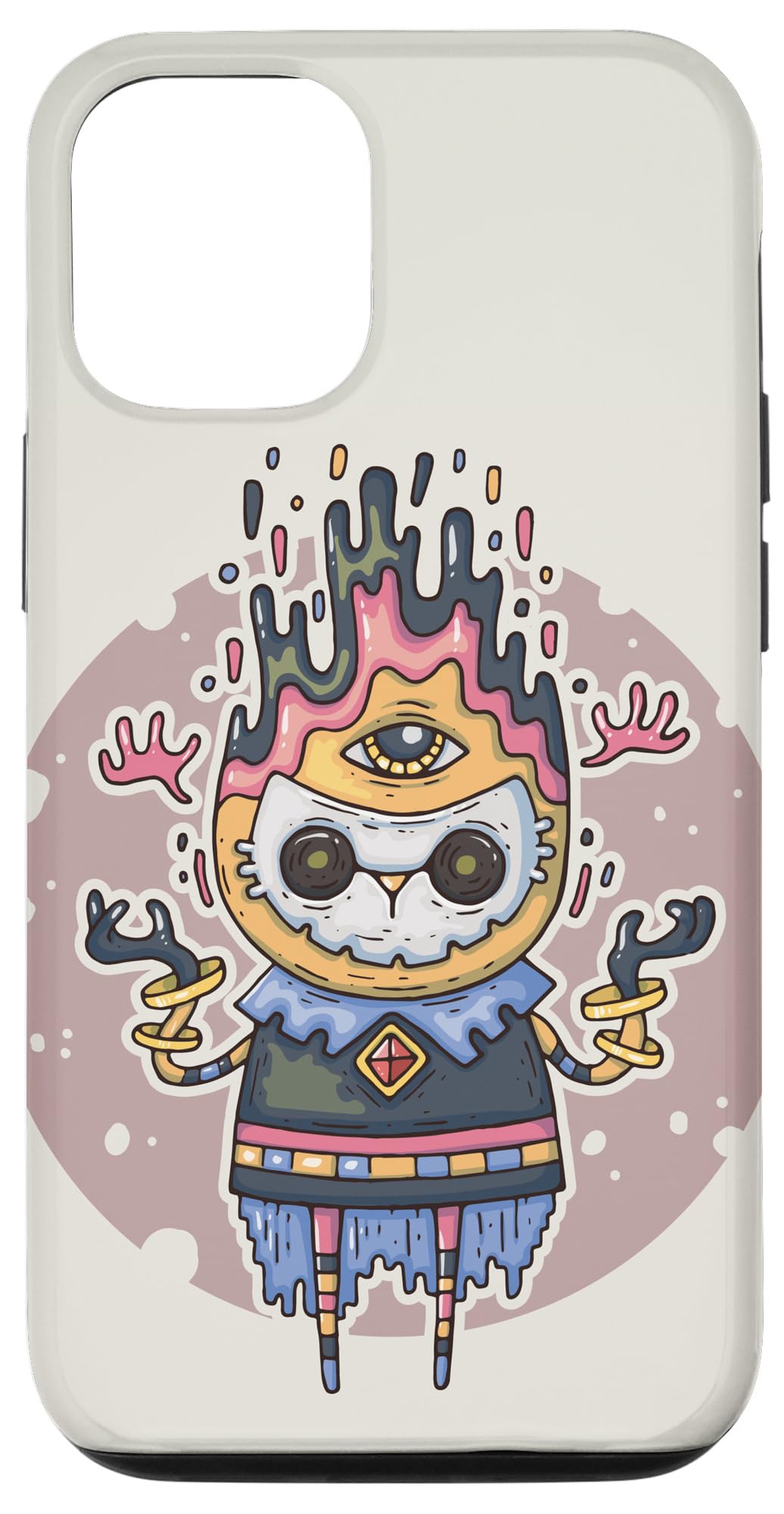 iPhone 12/12 Pro Anime Cat Magic Case - Cute Manga Cartoon Phone Cover for Magicians & Anime Fans - Perfect Gift for Cosplay, Conventions & Daily Use