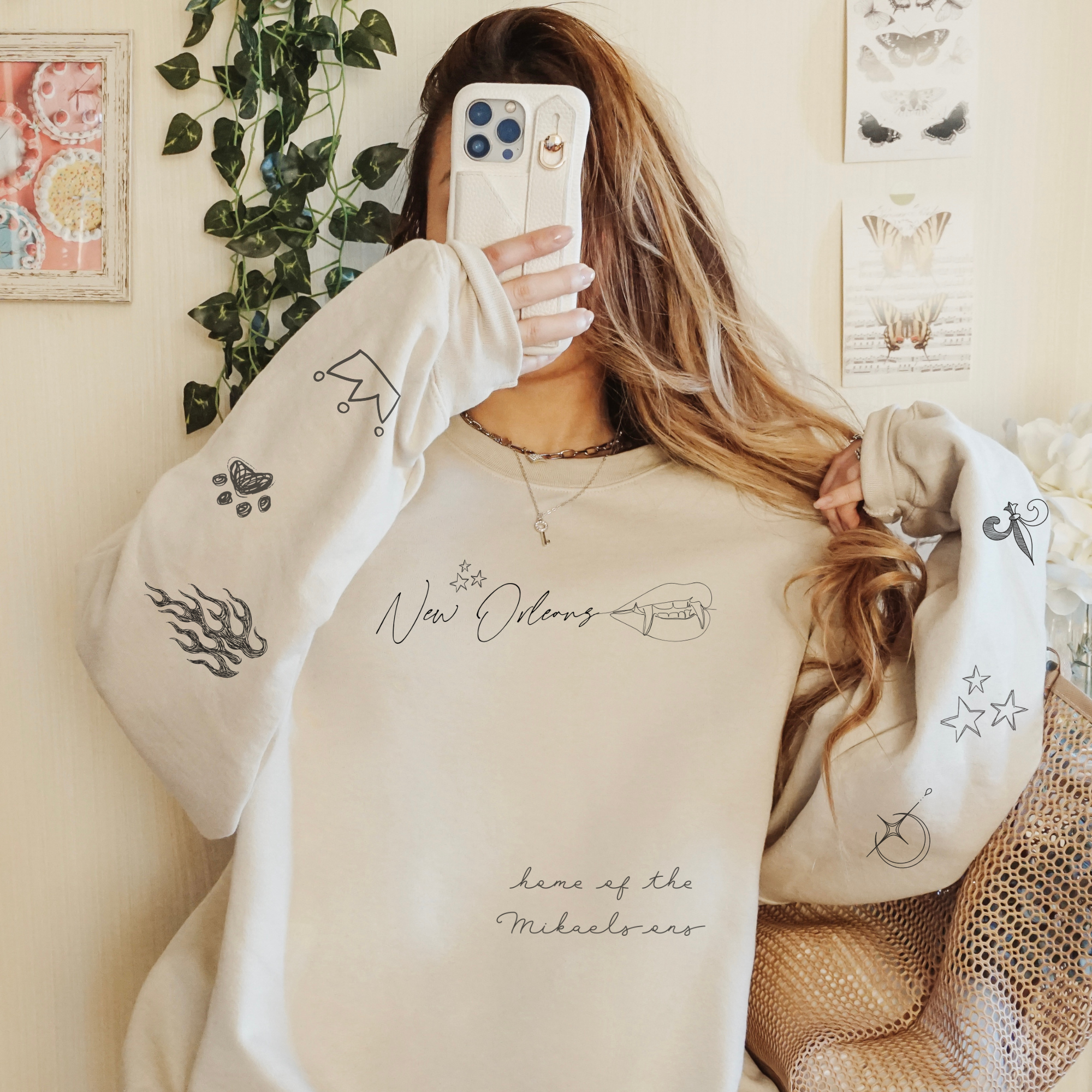 The Originals Doodle Crewneck Sweatshirt - Trendy Graphic Pullover for Men & Women | Perfect for Casual Wear, Street Style & Everyday Comfort