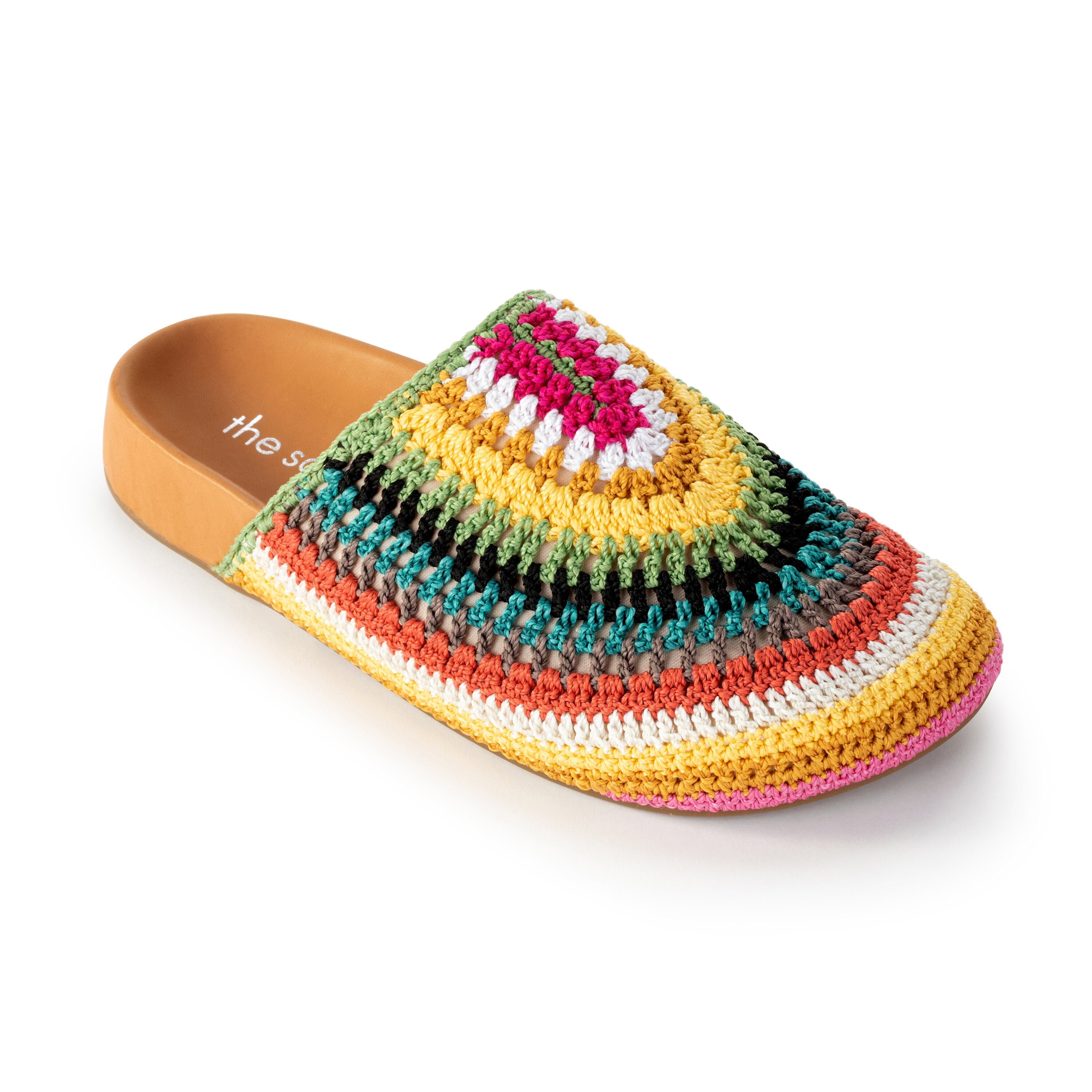 Bolinas Crochet Clogs for Women - Comfortable Handmade Summer Slide Sandals with Arch Support - Perfect for Beach, Pool, and Casual Outings