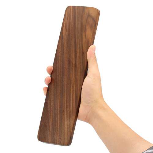 Premium Black Walnut Wooden Wrist Rest Pad - Ergonomic Support for 60% Keyboards (60 Keys) | Anti-Slip Design for Comfort & Protection | Ideal for Gaming, Typing & Office Work