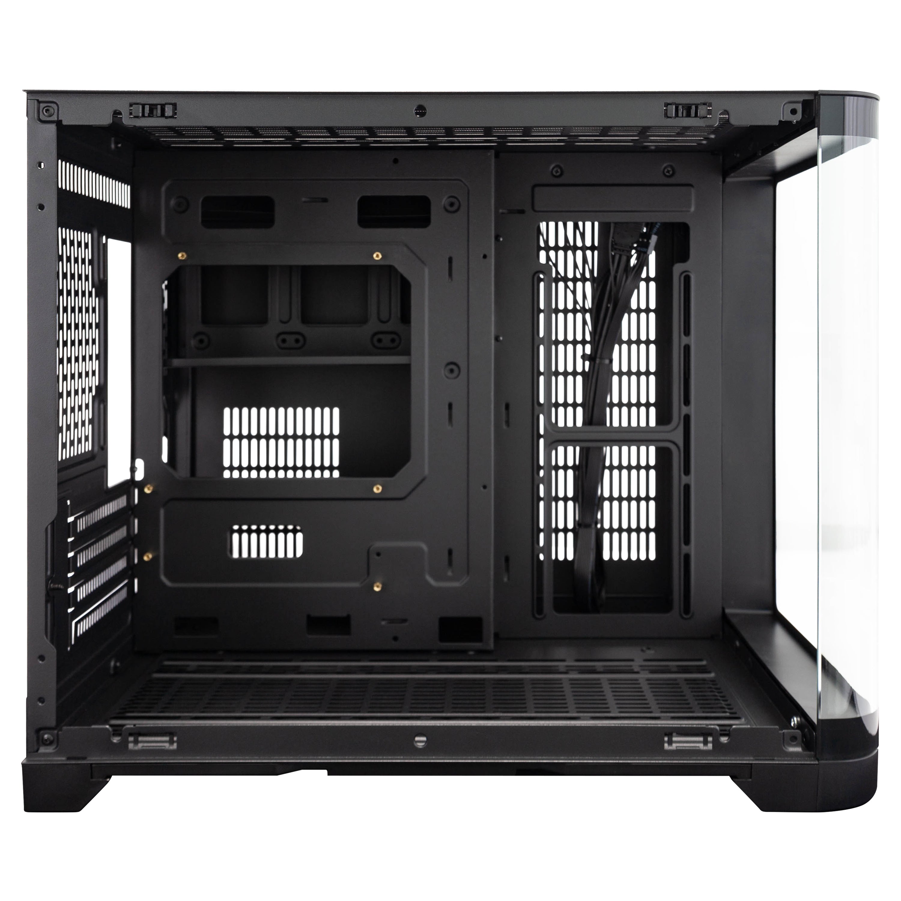 1st Player UV6 M ATX ITX PC Gaming Case - Compact Black Computer Case for High-Performance Gaming Rigs | Perfect for Small Form Factor Builds & Home Office Setups