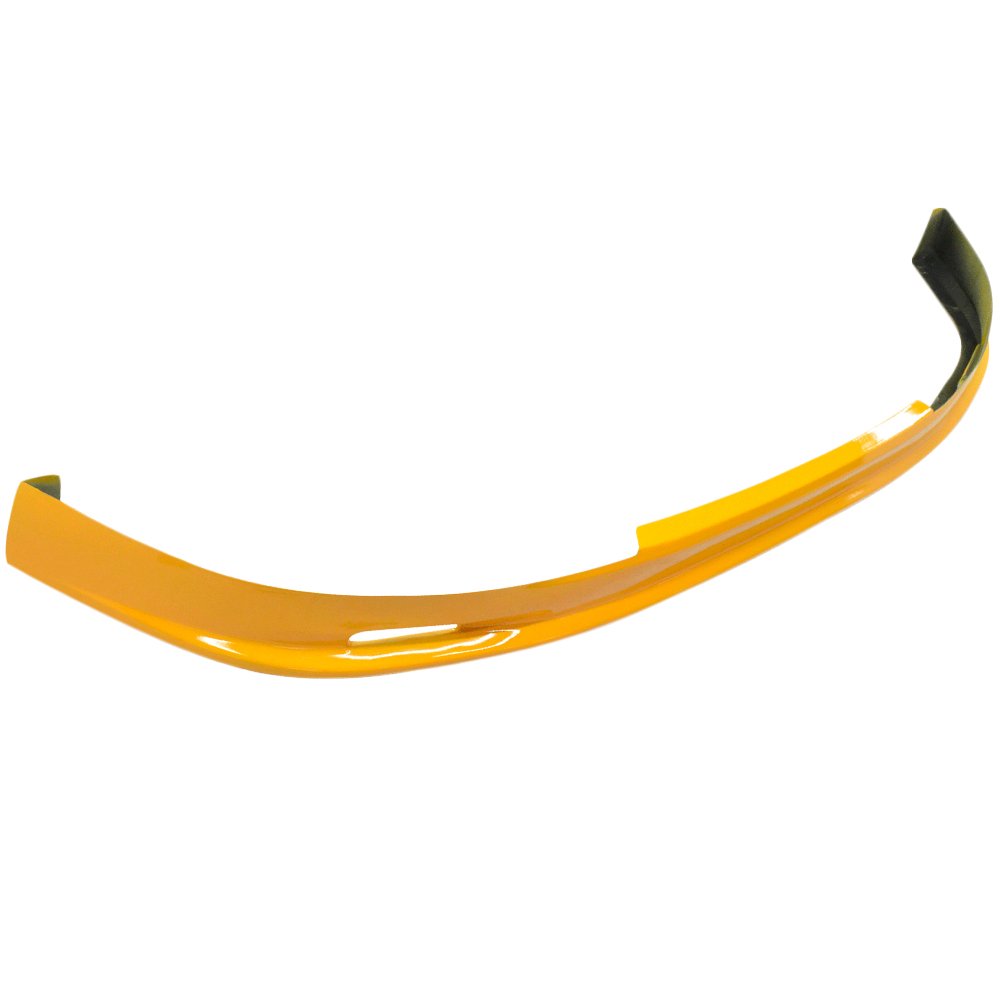 IKON MOTORSPORTS Pre-Painted Orange Front Bumper Lip Spoiler for 1999-2000 Honda Civic - Perfect for Car Enthusiasts & Street Racing Upgrades