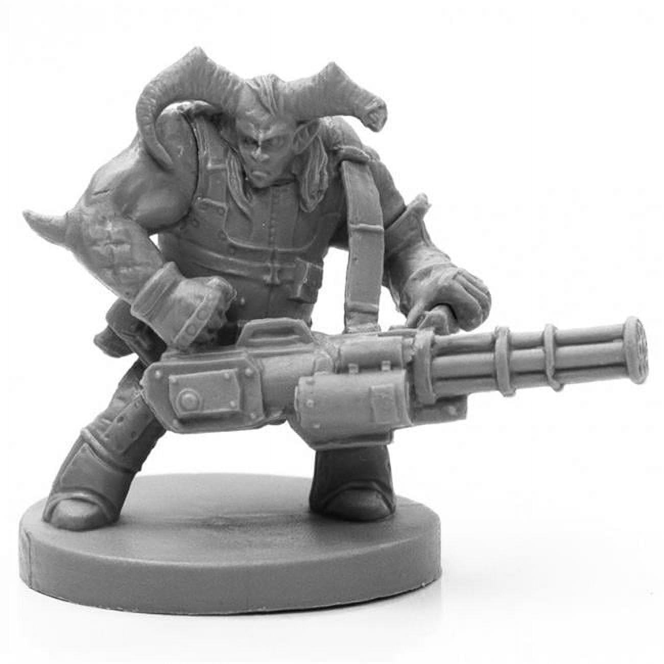Caine Cyber Troll Miniature 25mm Heroic Scale Figure - Bones Black Reaper Miniatures for Tabletop RPG, D&D, Warhammer & Wargaming Scenes