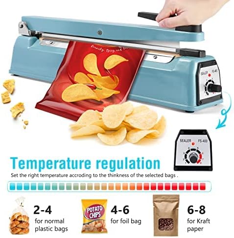 Manual Impulse Sealer for Plastic Bags - 12
