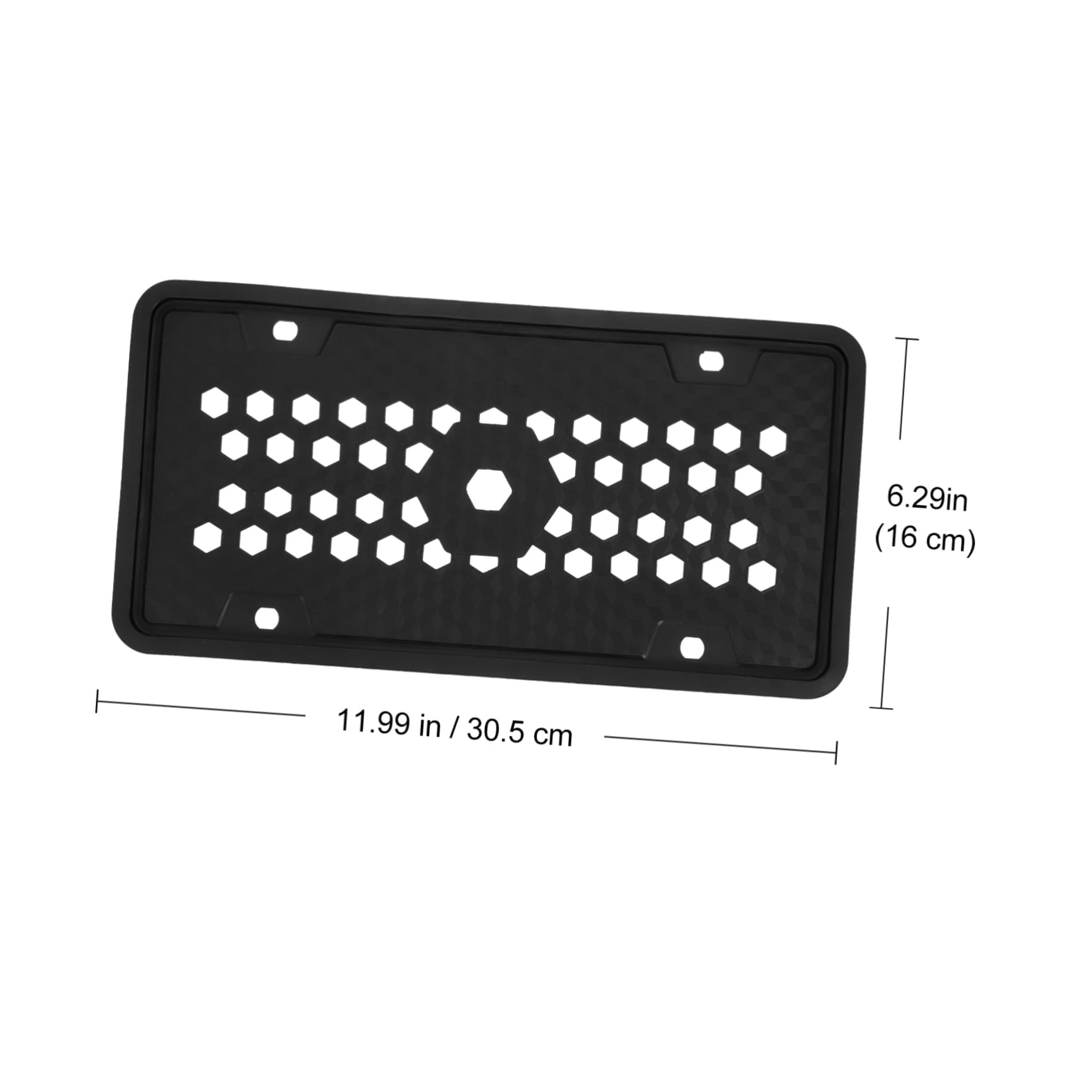 Vaguelly 16-Piece Anti-Scratch License Plate Frame Set - Durable Car License Plate Holder & Mount for All Vehicles - Perfect for Car Accessories, Auto Detailing & Vehicle Protection