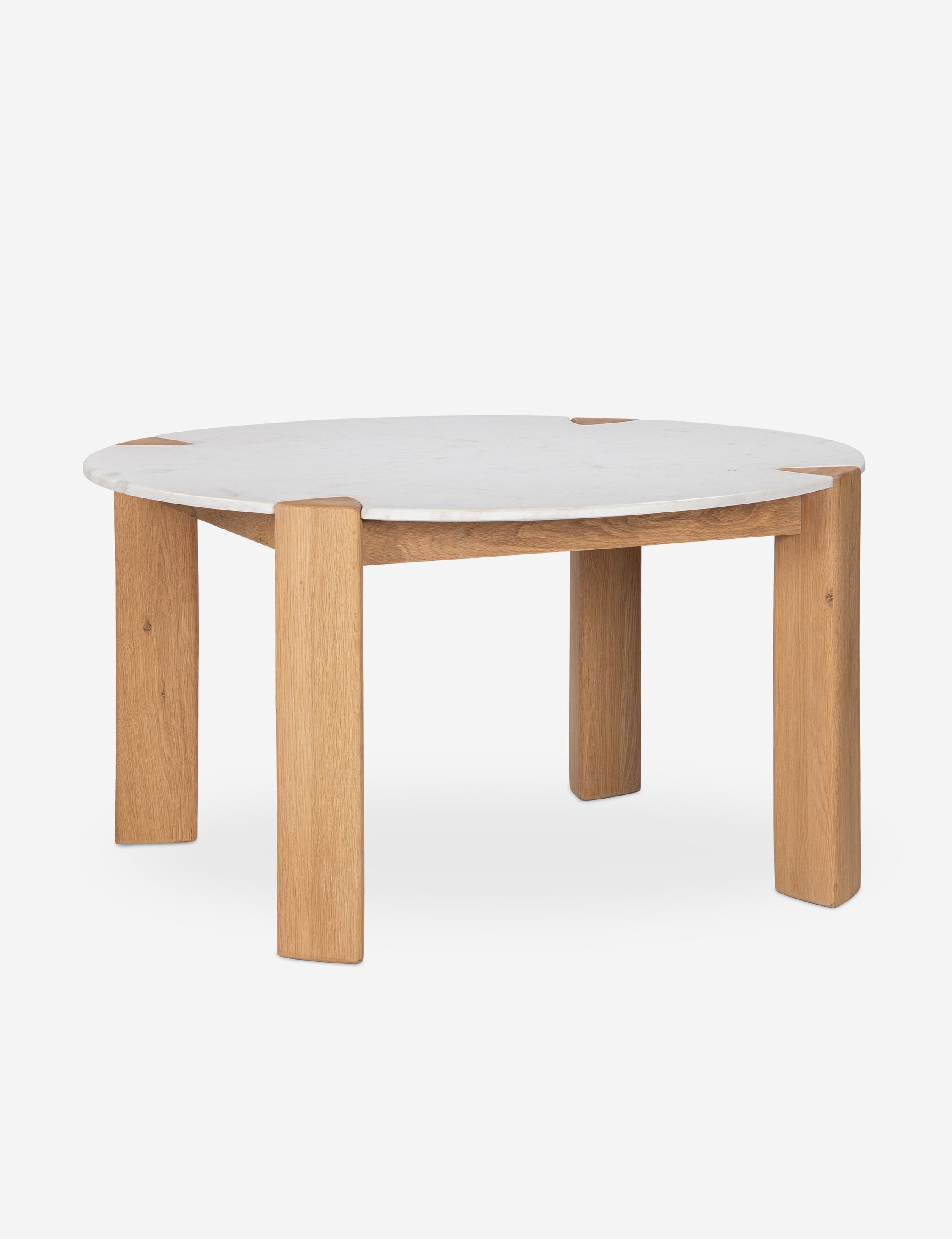 Bayer Round Dining Table - 42 Inch Modern Wood Kitchen Table for 4-6 People, Perfect for Small Spaces, Breakfast Nook & Cozy Family Meals