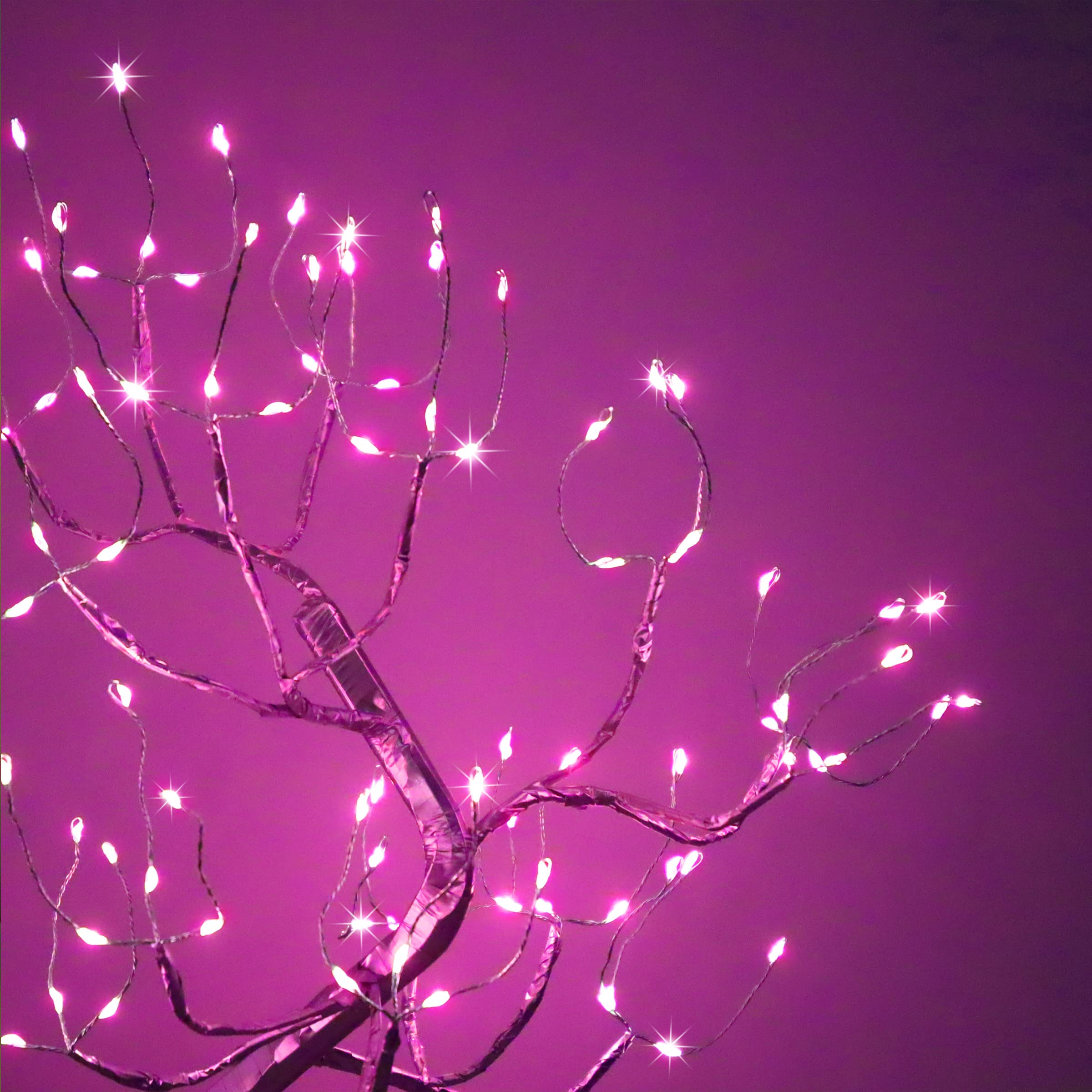108 LED Pink Fairy Tree Lamp - USB/Battery Powered with Timer, 20 Inch Romantic Table Decor for Mother's Day, Bedroom, Wedding & Party Decoration