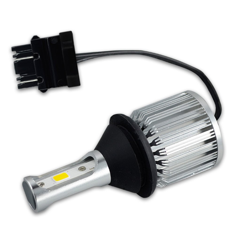 SOCAL-LED T25 3157 LED Bulb COB 30W 3000LM Super Bright Reverse Light - 12V-24V Xenon White (6000K) - Pack of 2 - Perfect for Trucks, SUVs, Trailers & Marine Backup Lighting
