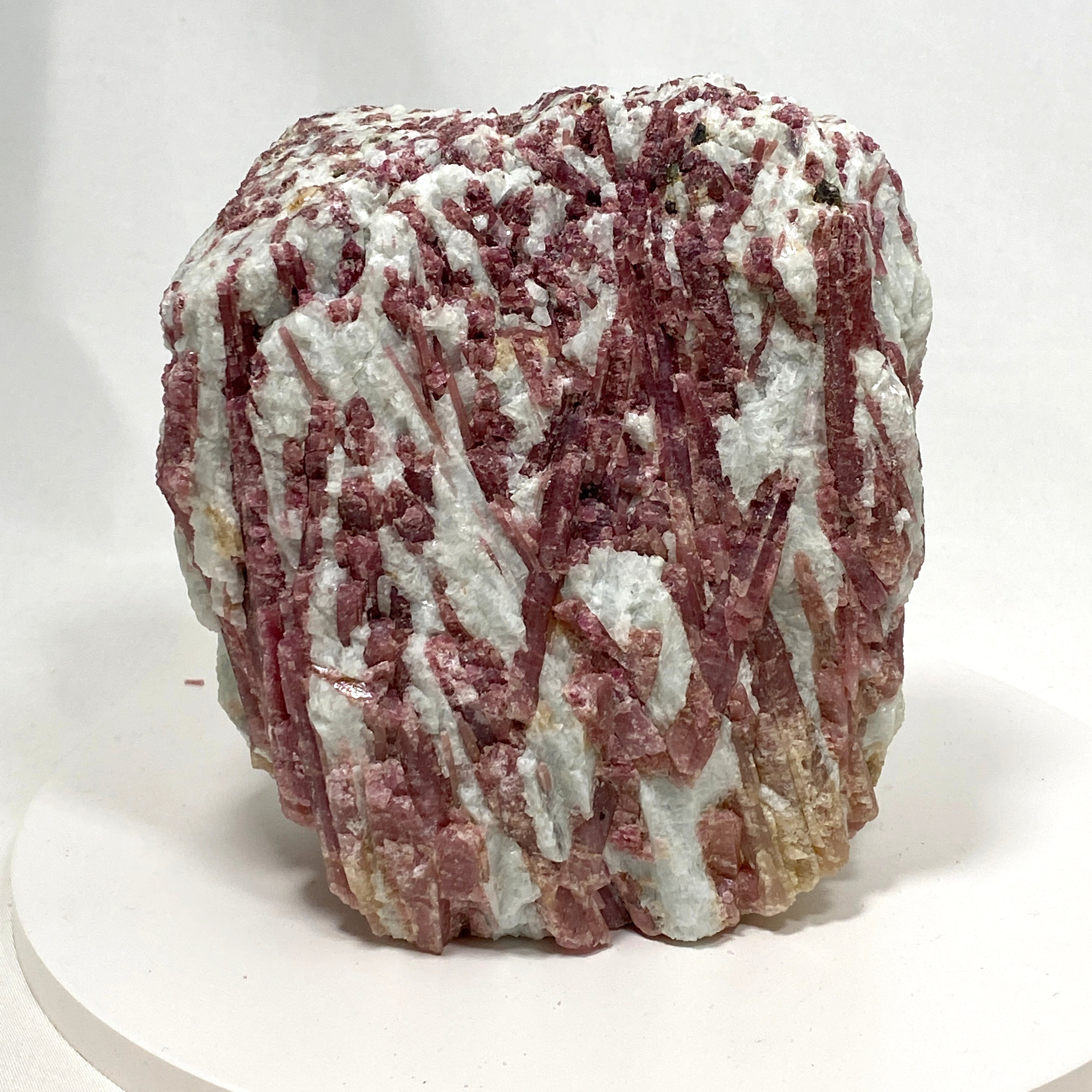 Natural Pink Tourmaline on Quartz Crystal - PTQ 05 Specimen for Mineral Collection, Healing & Home Decor | Perfect for Meditation, Reiki & Display Cases