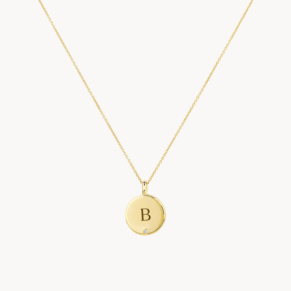 Personalized Engravable Gold Circle Flip Locket Necklace - Perfect for Anniversary Gifts, Valentine's Day & Keepsake Jewelry