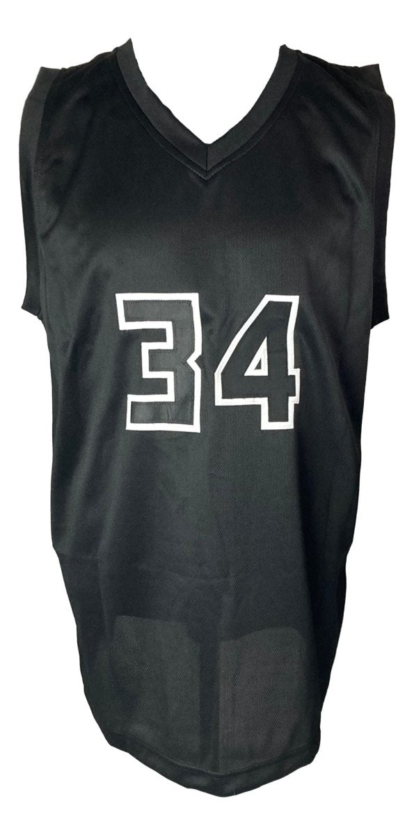Authentic Giannis Antetokounmpo Milwaukee Bucks Signed Black Basketball Jersey with JSA Certificate - Perfect for NBA Collectors, Sports Memorabilia Fans & Gift Giving