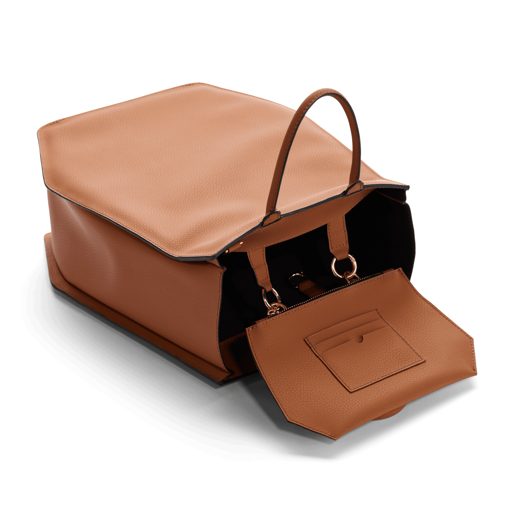 Elay MIRUM® Vegan Leather Tote Bag for Women - Black | Eco-Friendly & Cruelty-Free Handbag | Perfect for Work, Travel & Everyday Use