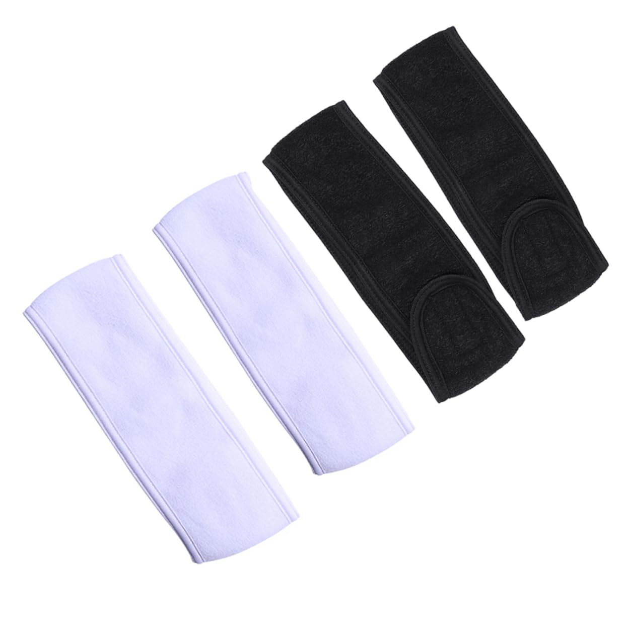 FRCOLOR 4 Pack Soft Spa Headbands for Women - Absorbent Hair Towel Band for Face Washing, Skincare & Makeup | Perfect for Bath, Shower, Salon & Home Spa Relaxation