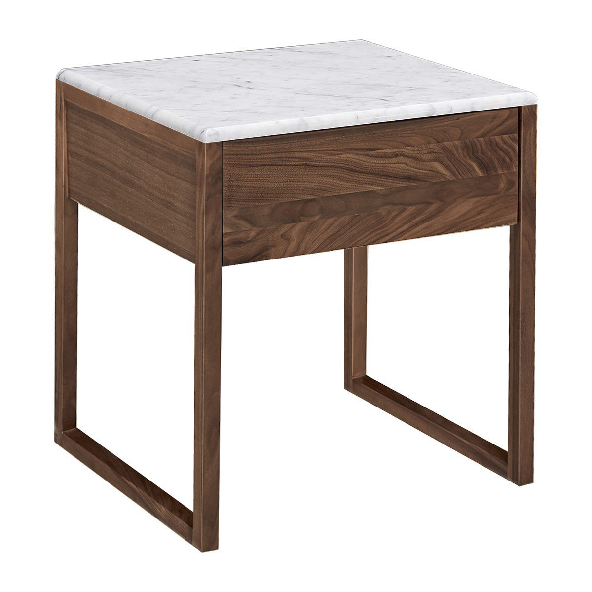 Luxury Avalon Marble Bedside Table - Modern Nightstand with Storage Drawer for Bedroom, Living Room & Office - Elegant Home Decor & Functional Furniture