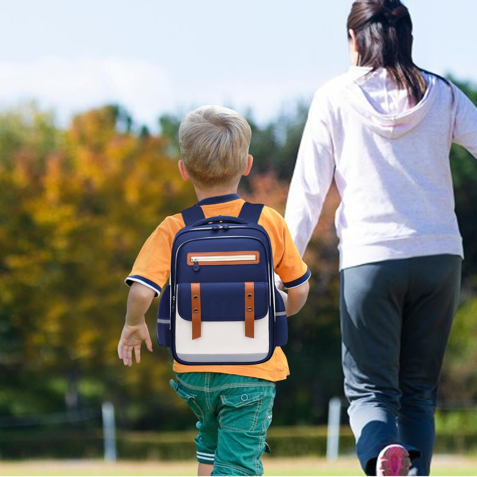 **Kids Book Backpack for School - Multifunctional Sports Shoulder Bag with Reflective Stripes, Lightweight Preschool & Kindergarten Backpack for Boys & Girls - Perfect for School, Travel & Outdoor Activities**
