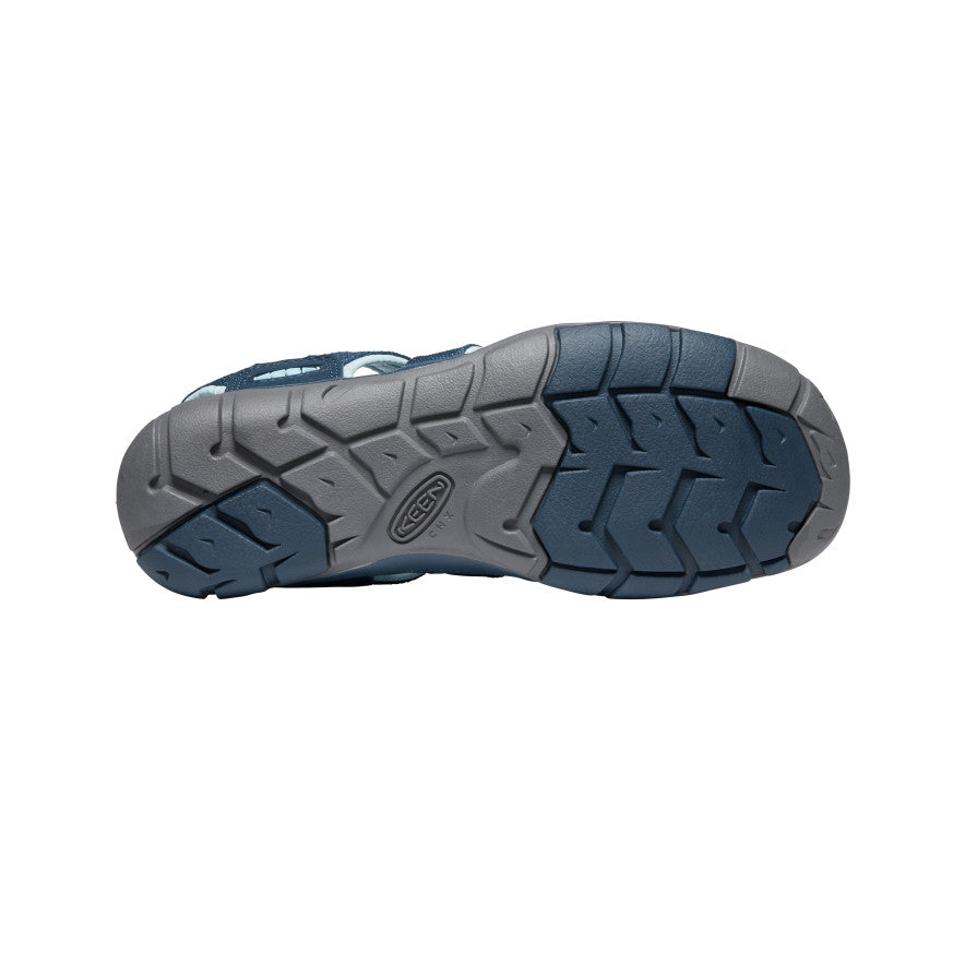 Women's Clearwater CNX Comfortable Water Sandals - Navy/Blue Glow | Lightweight & Quick-Drying for Beach, Pool, and Outdoor Activities
