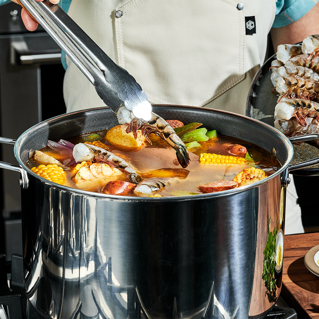11.5 Liter Hybrid Cooking Pot with Lid - Nonstick, Durable & Versatile for Soups, Stews, Pasta & Meal Prep
