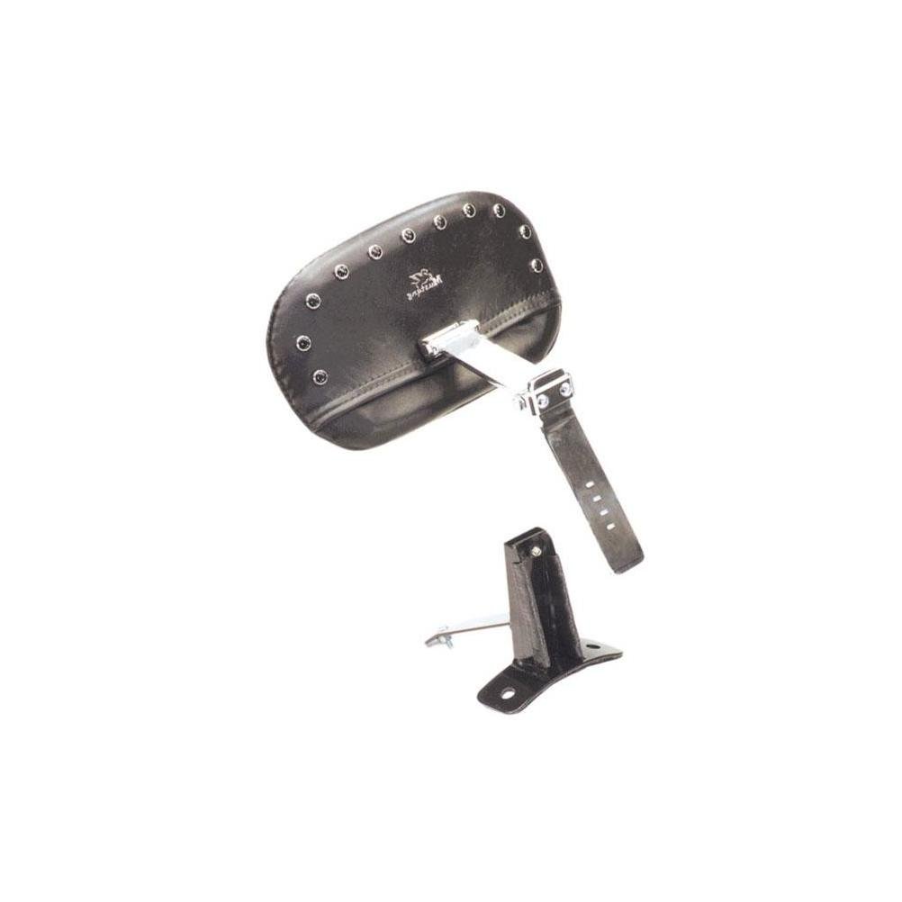 2008-2021 Mustang FL Touring Driver Backrest Kit - Compatible with Harley Davidson Motorcycles - Black - Perfect for Long Rides & Road Trips